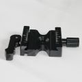 Mounting Plate Clamp Double Lock Mounting Plate Clamp Adjustable Knob Adapter for Tripod Ball Head -06. 