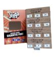 Classic Hasboro Jenga Wooden Stacking Tower with numbers and dice Game for Kids & Adults -  Hardwood Jenga Game. 
