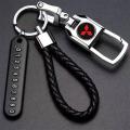 Mitsubishi Car Logo Keychain Creative Car Key Chain Alloy Metal Keyring. 