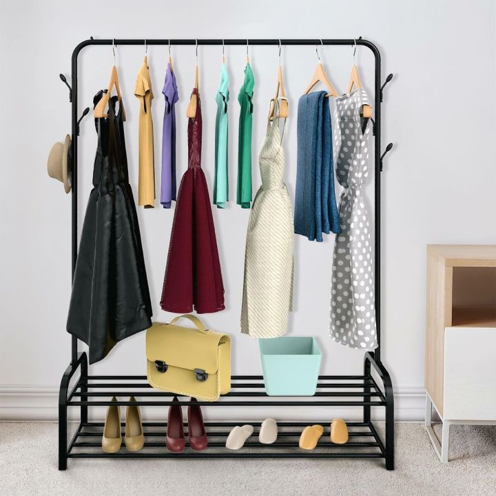 Best Quality Cloth hanging stand/ Double Shoes Rack Stand / Garments Stand/ Purse and Accessories Hanging stand/ Boutique Display stand rack for your Home and Garments shop