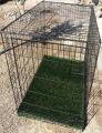 Synthetic Grass Mat For Pets Cage - Green. 