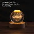Creative Galaxy Galaxy Planet Crystal Ball Night Light for Nursery Room and Children Bedroom Lamp. 