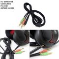 ZS0076 PC Version Gaming Headphone Cable for Sennheiser PC 373D GSP350 GSP500 GSP600 G4ME ONE GAME ZERO. 