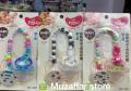 Fish baby beade chain soother pacifier with cap. 