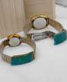 Couple Watch in 3 Colours | New design aqua time chain watch for Men/Women. 