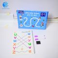 Big Size A4 Kids Magical Tracing Workbook Set 64 Pages With Two Markers Duster Attached, A4 Kids Educational Learning Tracing Book, Reusable Calligraphy Copybook, Practice Drawing Book for Kids, Pen Control Training Drawing Book, Handwriting Practice Copy. 