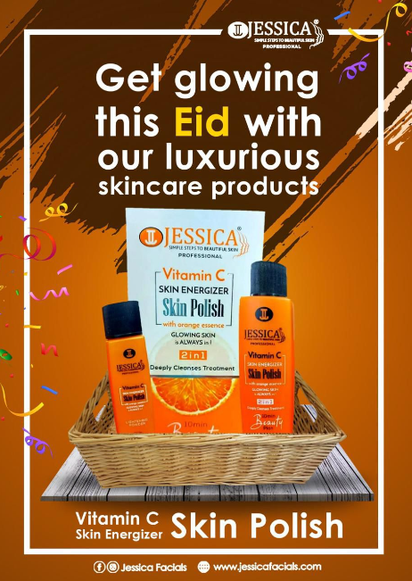 Jessica Vitamin C Skin Energizer Skin Polish With Orange Essence - 120ml