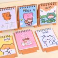 【NEW】 2022 2023 Cute Animal Cat Mini Desk Calendar Decoration Stationery School Supplies Kawaii Desk Calendars Office Supplies. 