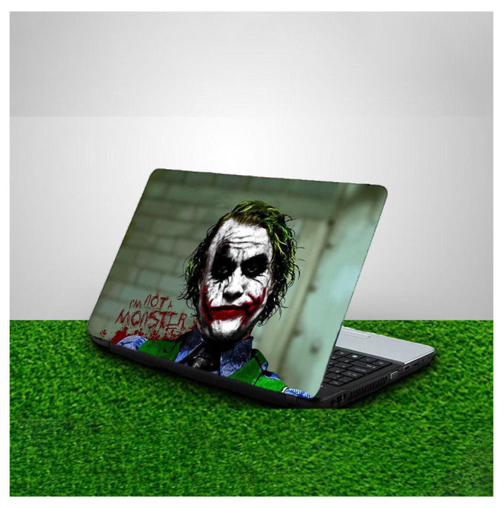Joker Laptop Back Skin Sticker-Laptop Back Skin-Laptop Skin Vinyl Sticker Decal, 13 13.3 14.6 15 15.4 15.6 inch Laptop Skin Sticker Cover For All Laptops