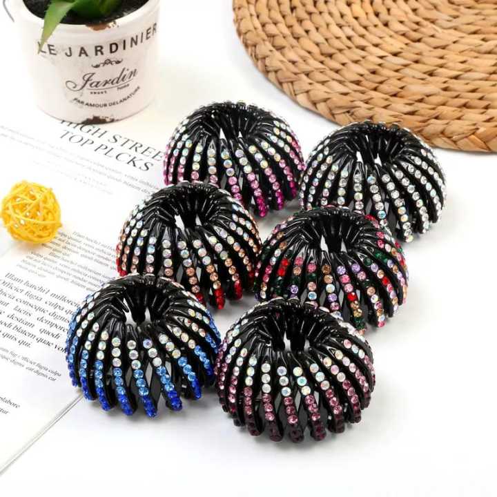 Fashion%20WomenBun%20Crystal%20Hair%20Buckle%20Hair%20Clip%20Bird%20Nest%20Expanding%20For%20Hair%20Accessories%20Female%20Ponytail%20Headwear%20-%20Image%208