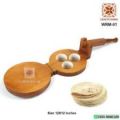 ROTI MAKER/ ROTI PRESSER WOODEN MANGO WOOD. 