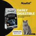 Nourvet Natural's 500 Grams Pack Chicken and Brown Rice Cat Food 0.5kg Pack | High Quality Fresh, Stock/feeds/feed/pet/pets/cats/kitten/kitty/billi/bili/khana/khorak/protein/meal/paw/kilograms/high/top/0.5 kg/Dry Food for cats of all Breeds, UK Product. 