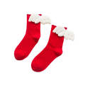 Girls Red Color Fashion Angel Wing Socks for 4 to 6 Year. 