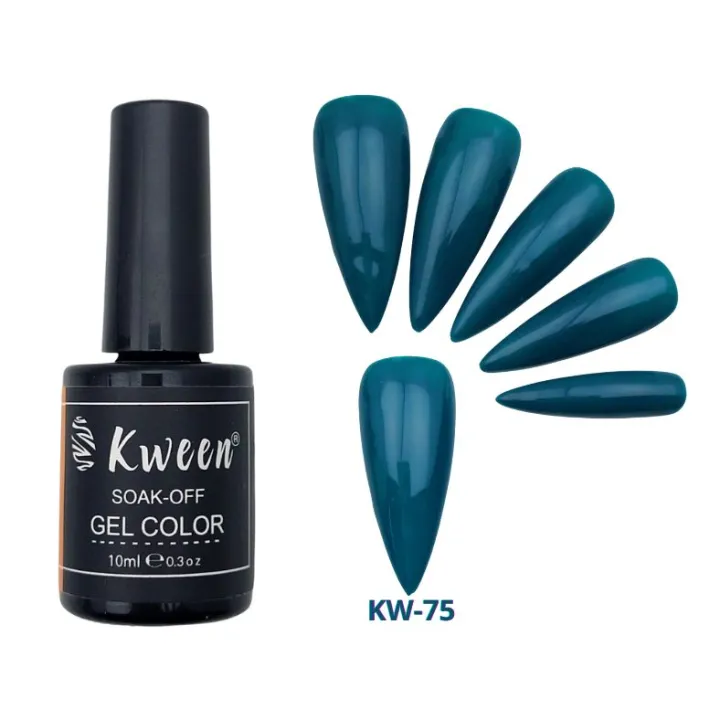 KWEEN%20Gel%20Nail%20Polish%20,%20Teal%20Blue%20Color%20Soak%20Off%20UV%20LED%20Long-Lasting%20Nail%20Gel%20Polish%20For%20Manicure%20-%20Image%207