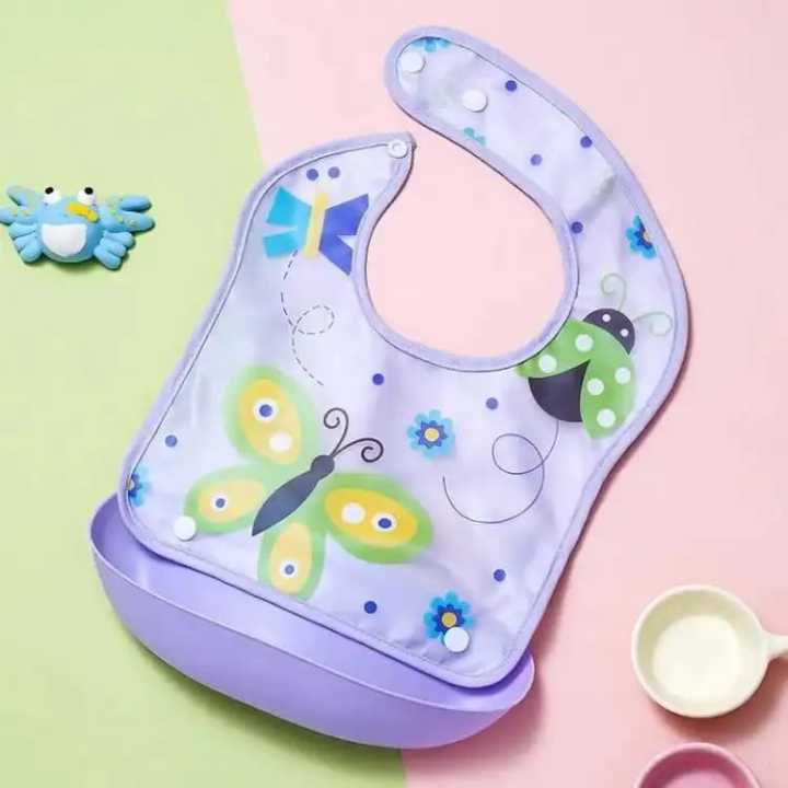 Mama%20choice%20Silicone%20Waterproof%20Baby%20Bibs,%20with%20Bowl%20Pocket%20for%20Toddlers%20Cartoon%20Bib%20-%20Image%204