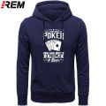 REM new brand men's sweatshirts cool Poker Hoodies Hipster Hip Hop long sleeve men's plus size Hoodies, sweatshirts. 
