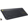 Logitech K400 Plus Wireless Keyboard with Touch Pad for PC and TVs. 
