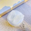 For Baseus Encok TWS WM01/WM01 Mini Case Cute Butterfly Soft Clear Earphone Cover For Baseus WM01 Mini Hearphone Case with Keychain. 