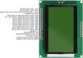 128×64 Dots Graphic Green Color Backlight LCD Display. 