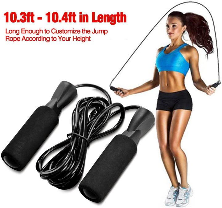 Adjustable%20Skipping%20Rope%20For%20Fitness%20-%20Pink%20-%20Image%205