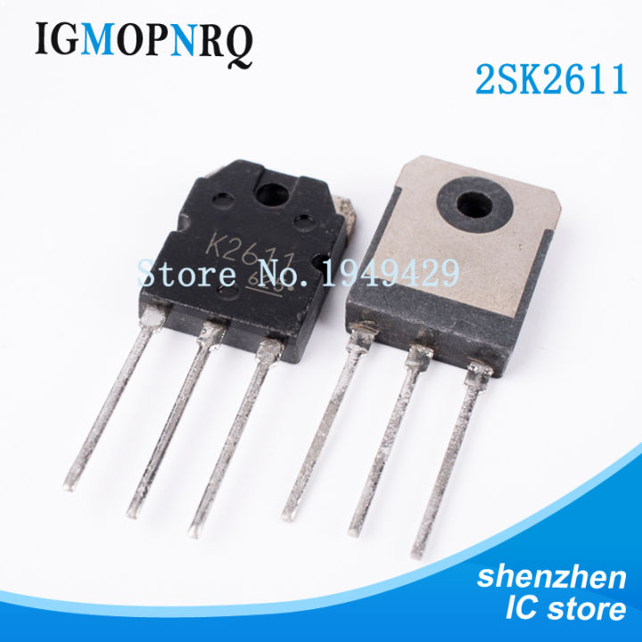 5PCS 2SK2611 TO-3P K2611 MOSFET MOSFET N- 900V 9A Rdson 1.4 Ohm New