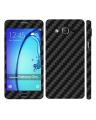 Samsung Galaxy On5 2015 Black Carbon Fiber Texture Mobile Skin. 