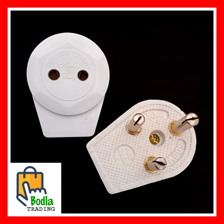 3%20Pin%20Plug%20and%202%20Pin%20Socket%2030%20Amp%20500V%20High%20Quality%20Power%20Plug%20Shoe%20AC%20-%20Image%202