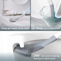 Silicone Golf Long Handled Toilet Brush Silicone Bristles Cleaner Quick WC / Commode Toilet Drying Bathroom Accessories / Golf Type Toilet Bowl Brush Wall Mounted With Non-slip Handle / Long-Handled Toilet Brush Soft Rubber Golf Head Shape Cleaning Tools. 