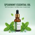 GlowChem Spearmint Essential Oil for Aromatherapy, Diffuser & Massage | 100% Pure & Natural Minty Fresh Oil for Soap, Candle & Perfume Making | Refreshing Essential Oil for Focus, Energy & Skin Care (Diluted Use). 