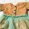 Baby suit baby dress for party wear fancy organza banarsi suit for baby girl Ak25 for women. 