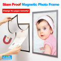Magnetic Photo Frame Home A4 A3 Certificate Protection Cadre Poster Cover Refrigerator Wall Pictures Retrato Case Document. 