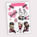 Blackpink Sticker Cartoon Character for Blink Fans Uncut. 
