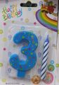 Birthday Candles 0-9 - Cake Candles 0 1 2 3 4 5 6 7 8 9 - Birthday Cake And Cupcake Toppers - 1st Birthday. 