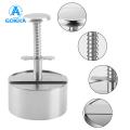 GOIKEA Slider Patty Maker Stainless Steel Burger Press Easy to Use Patty Maker with Adjustable Thickness Multi-purpose Round Burger Mold for Perfect Patties Food Grade Quality Burger Patty Maker. 