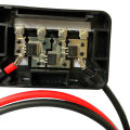 IP67 Waterproof PV Solar Panel SMD Diode Junction Box 4 Lane DC 15A 1500V Black 150w-450w Without PV Connectors. 