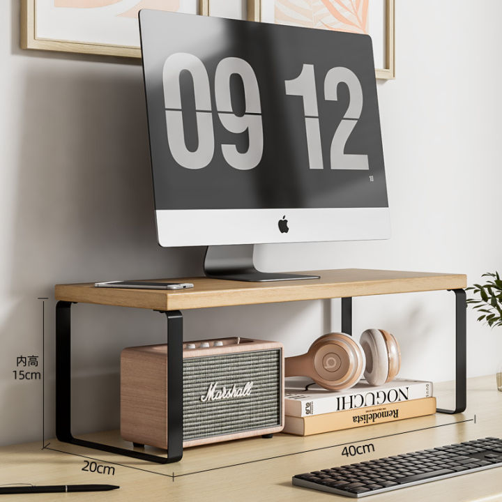 Monitor%20booster%20shelf,%20desktop%20computer%20monitor,%20screen%20base,%20elevation%20stand,%20desktop%20keyboard%20tray,%20storage%20rack%20-%20Image%208