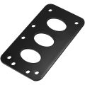 Motorcycle Side Mounted Tail Light Frame License Plate Bracket Metal. 