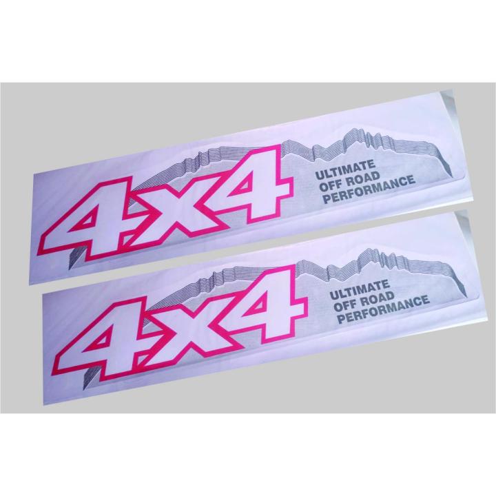 4x4 rear fender sticker for toyota UNIVERSAL(customized)