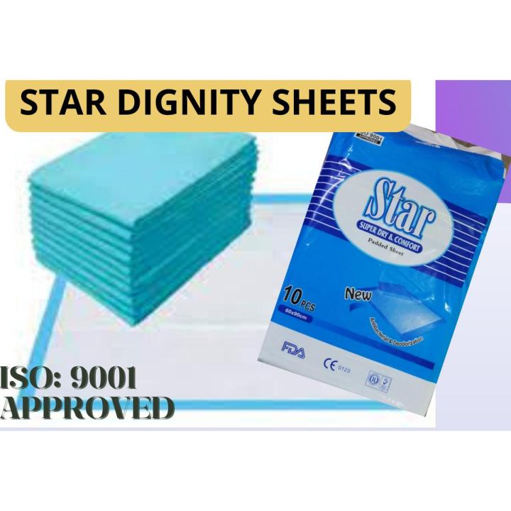 Dignity Surgical Padded Sheet - 10 Pcs (60x90cm)