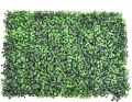 Bindas Collection Artificial Turf Artificial Ivy Leaves Plastic Wall Decor Tiles (40*60cm). 