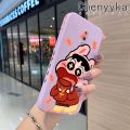 chenyyka For Oneplus 7 Pro 7T Pro Case Fashion Crayon Shin Chan Pattern Soft Phone Cases Thin Side Square Edge Casing Pattern Silicone Softcase Cover Shockproof Protection Cases. 