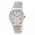 Michael Kors Silver Dial Silver Stainless Steel Watch For Men MK-5807. 
