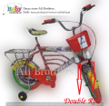 Philco Brand Two Wheel Cycle For Kids With Brakes & Double Rod, Adjustable Seat. 