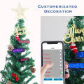 Customizable LED badge holder Multicolor Lightweight LED display name tag -efficient Portable Digital programmable badge for. 