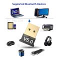 Mini USB Bluetooth Adapter V 5.0 / Wireless Dongle for ( Desktop, PC, Laptop, Tablets, Mobiles & Others ).. 