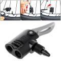 Bicycle Pump Nozzle Hose Adapter Double Head Pumping Parts Accessories F/V Service A/V Schrader/Presta Valve Converter Bicycle. 