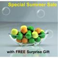 Pack of Two--High Quality Imported Small Boat Shaped Glass Bowl (For Spices, Dip, Sauce, Salt, Pepper, Cooking +Baking, Sweets. 