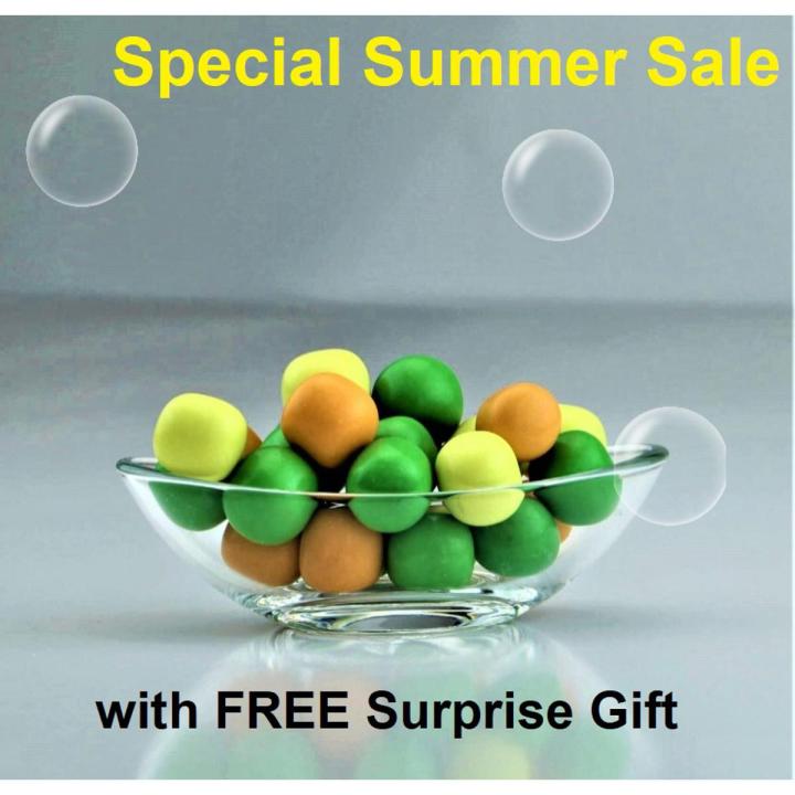 Pack of Two--High Quality Imported Small Boat Shaped Glass Bowl (For Spices, Dip, Sauce, Salt, Pepper, Cooking +Baking, Sweets
