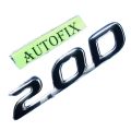 Toyota Corolla rear 2.0D PVC Sticker Black 01 PC. 