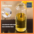 HAC HOMES Oil Bottle Dispenser With Cover Dust Proof Leak Proof High Borosilicate Glass Oil Vinegar Soy Sauce Bottle Dispenser For Condiments Kitchen Cooking Utensil High Quality Durable Heat Resistant Oil Dispenser. 
